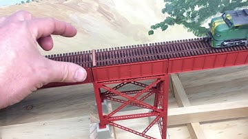 The Light River Bridge at Hamley Bridge HO b5 1/4 model railway layout build part 5
