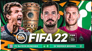 HOLEN WIR KARIUS!??  DFB-POKAL GEGEN DIE BAYERN!! ️ - FIFA 22: Werder Bremen Karriere #5