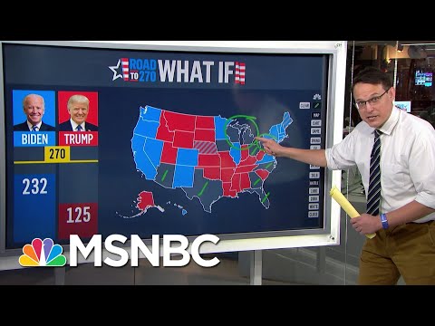 Steve Kornacki Explains Trump's Must-Have States On Battleground Map | MSNBC