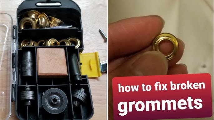 General Tools 3/8-1/2 Grommet Kit - Rustproof Solid Brass Grommets for Tarp  Repair, Reinforcing Canvases, and Fabric Rings - Imported Products from USA  - iBhejo