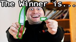 The Will It Forge Shovel Knife Winner Is...