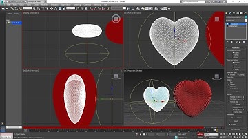 Cone Particles Animation on Heart in 3DS Max Tutorial