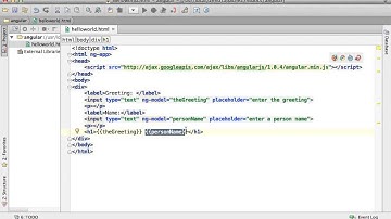 Simple AngularJS Hello World Demo