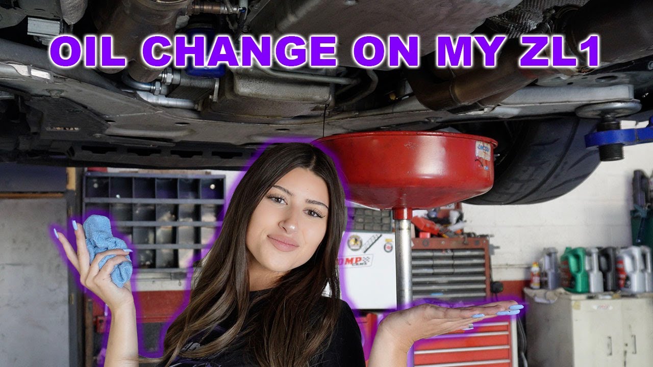 How To Do An Oil Change - Camaro ZL1 - YouTube