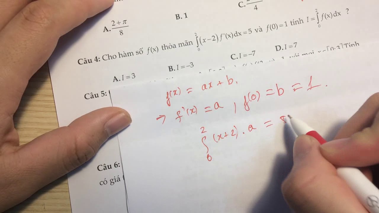 Luyện tập Casio Nguyên Hàm - Tích Phân Hay và Khó