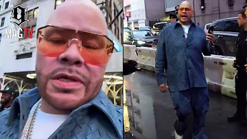 Fat Joe Walks To Madison Square Garden Wit His Chain Out & No Security For Knicks Game 5! ⛓