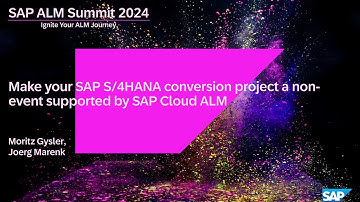 Make your SAP S/4HANA conversion project a non-event with support from SAP Cloud ALM