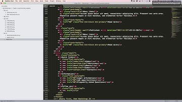 Bootstrap 4: Create a small business website – Footer