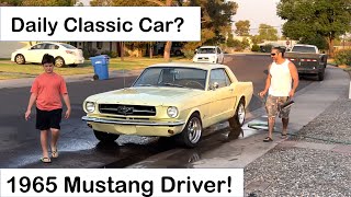 1965 Mustang Driver  Daily Classic Car. Andy shows us his 'every day' car that's casual fun.