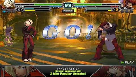 Best fight!! The king Of Fighters (KOF) 2012: Ash vs Iori (CPU Level: Very Hard)