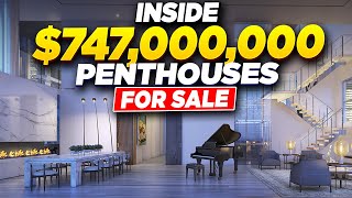 Inside NYC's Most Expensive Penthouses worth $747,000,000 [Apartment Tour]