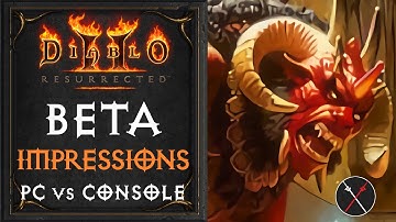 Diablo 2 Resurrected Beta Gameplay Impressions! Is PC Better than Consoles? (PC vs PS5 vs PS4)