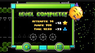I FINALLY BEAT ELECTRODYNAMIX AFTER 492 ATTEMPTS!!! (Geometry Dash)￼￼￼