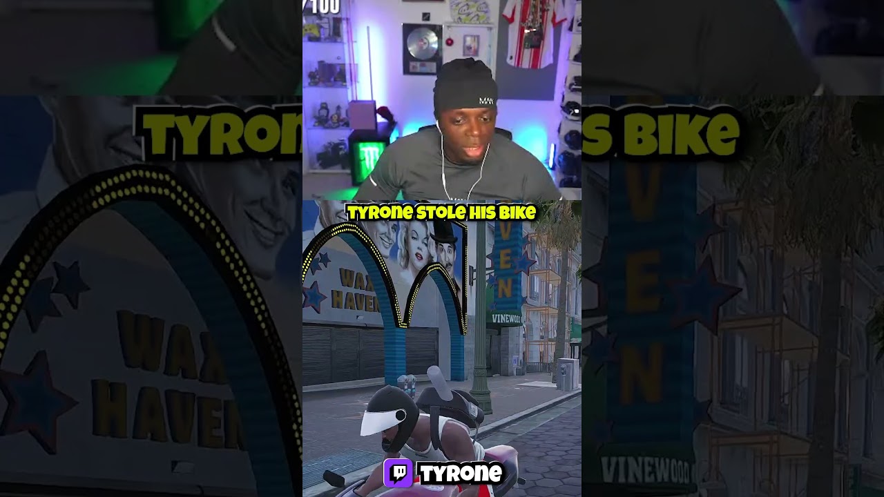 tyrone stole his bike