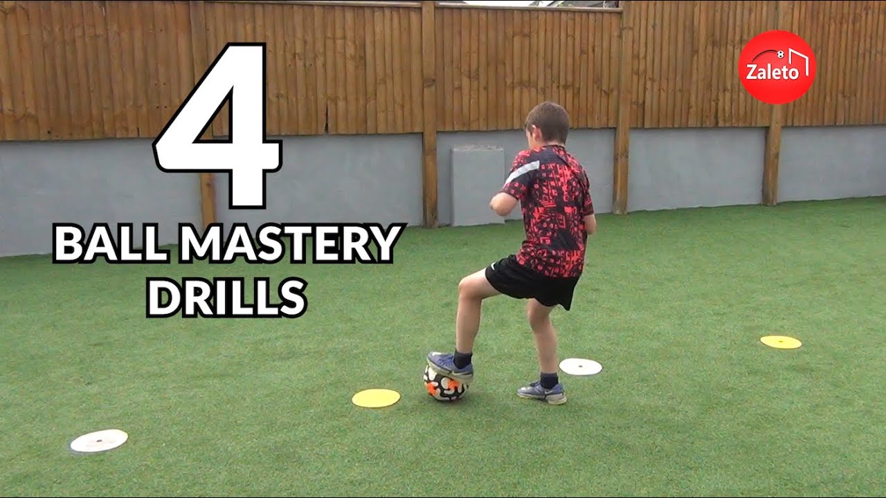 4 ball mastery drills for footballers to practice Drills to improve