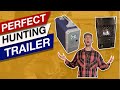 Perfect Hunting Trailer Conversion - Completed 6x10 Cargo Trailer Conversion (Video)