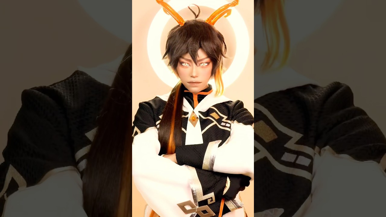 HE’S BACK!!!😌❤️ Kíď Zhongli returns!!!😤🔥#princesssachiko #sachi_hime96 #zhonglicosplay