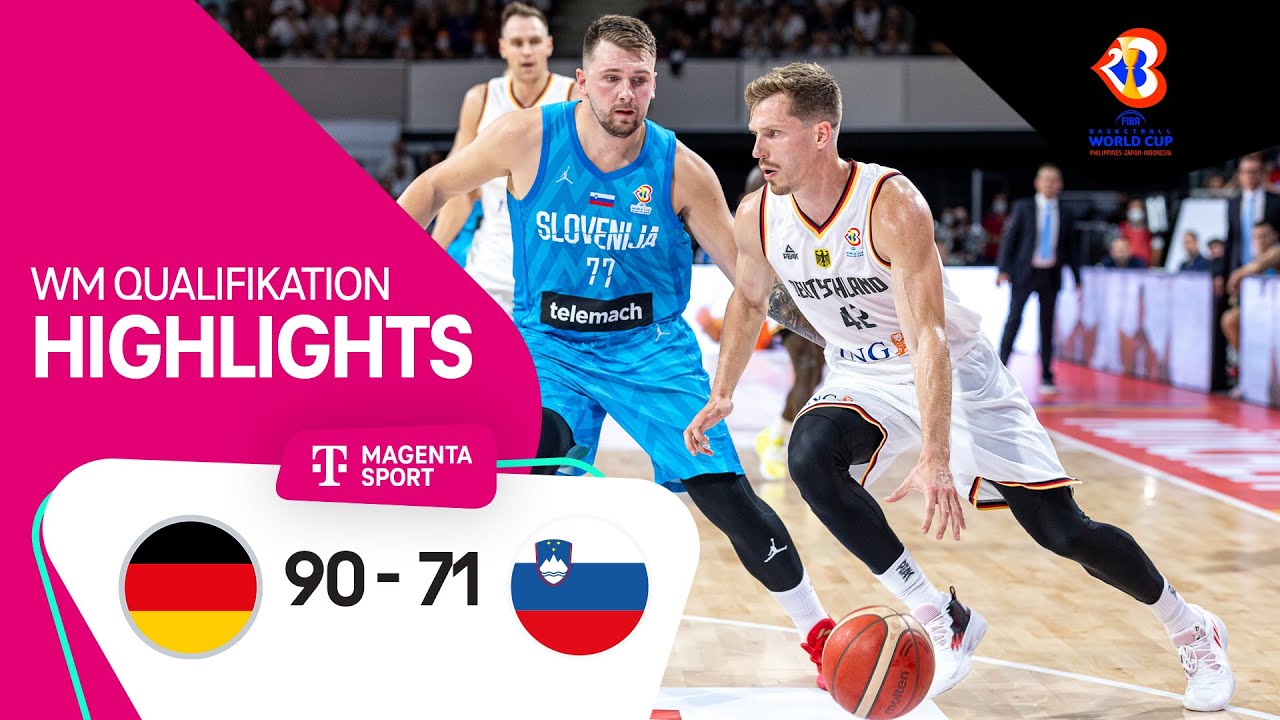 Deutschland - Slowenien Highlights Qualifikation FIBA WM 2023