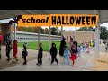 Maria&#39;s school Halloween parade 👻 Хэллоуин парад в школе Марии