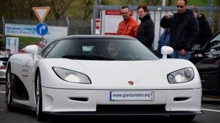 Koenigsegg CCR Full throttle Acceleration!!