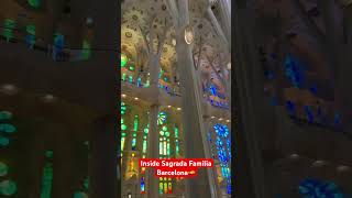Inside Sagrada Familia Barcelona