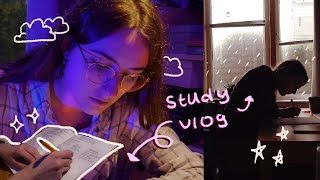 a productive exam week + still time to chill |university study vlog