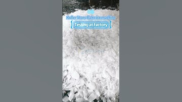 Koller 5tons flake ice machine testing at factory #flakeicemachine #icemaker #icemachinetesting