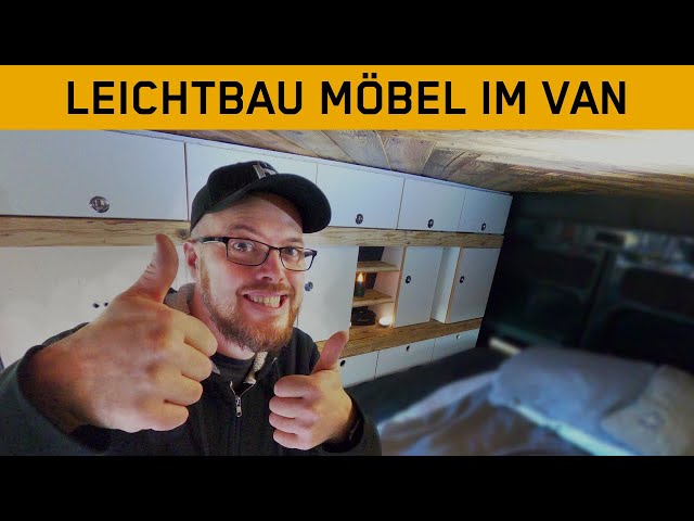 Möbel für den Camper aus Holz selber bauen.