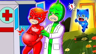 OWLETTE IS BREWING CUTE PREGNANT & CUTE BABY!! - Catboy's Life Story - PJ MASKS 2D Animation