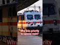why less priority to special trains? #trainshorts #viralshorts #railways #priority #ytshorts #wap7