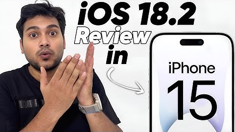 iOS 18.2 Review on iPhone 15 ! Amazing Battery Life Update or not ?