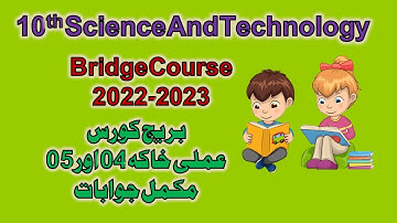Bridge Course 2022-23 | 10th Science II | Activity 4 & 5 Answer Sheet