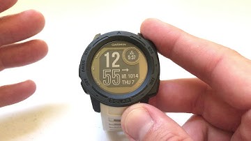 Garmin Instinct - View Sunrise / Sunset Data (for current location)