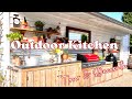 Outdoor kitchen ideas  tour  decorate  kitchen courtyard  modern farmhouse