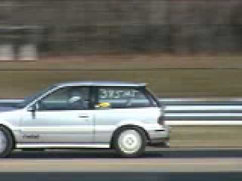 1989 Dodge Colt 4G63 Turbo Drag Race