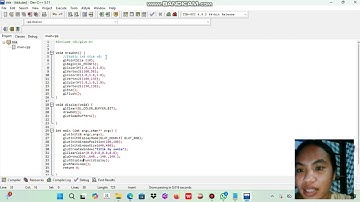 Cara Membuat titik dan garis menggunakan opengl pada Dev C++