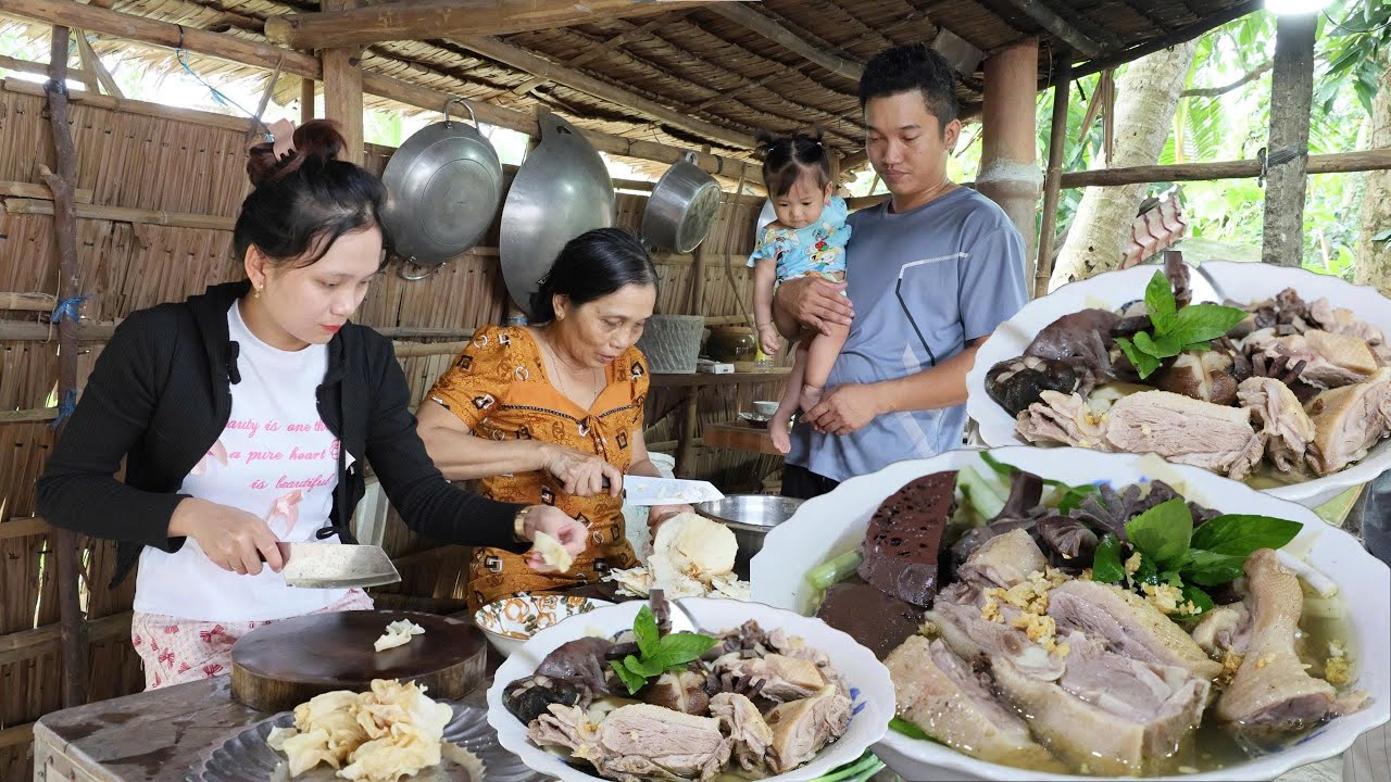 Miến Măng Vịt Cả Nhà Vào Bếp Nấu Ăn Vui Như Ngày Tết | KBMQ