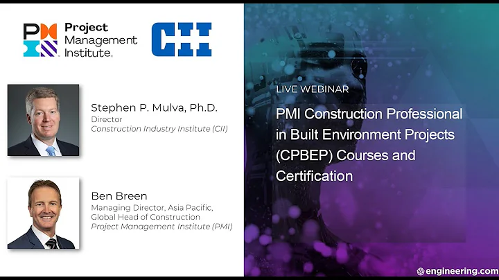 PMI Construction Professional in Built Environment Projects CPBEP Courses