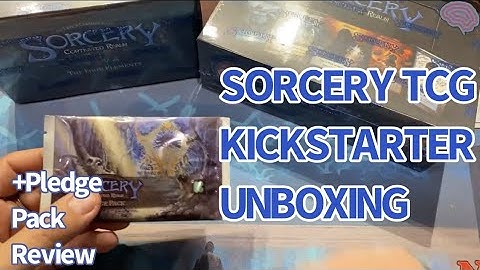 Sorcery Kickstarter Unbox + Pledge Pack Opening - Sorcery TCG Contested Realm