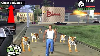 VIP Tigers Protection Cheat in GTA San Andreas || GTA San shorts