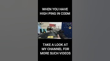 WHEN YOU HAVE HIGH PING IN CODM #shorts #callofduty #cod #meme