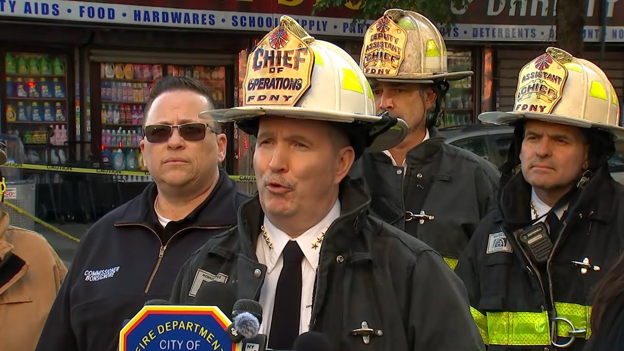 FDNY gives updates deadly Bronx apartment fire - YouTube