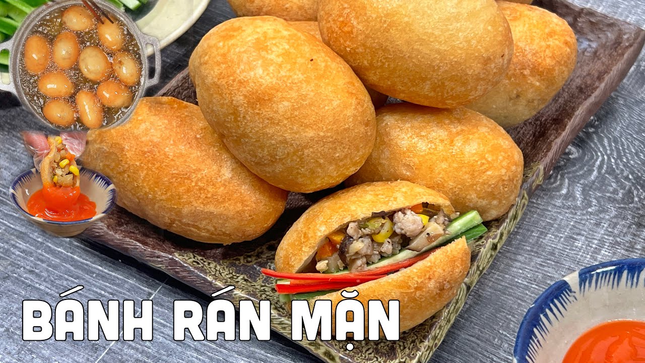 Mách bạn cách làm BÁNH RÁN MẶN cực ngon giúp vỏ bánh giòn lâu ...
