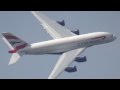 Bourget 2013  dmonstration de la380 british airways  premier jour  version stabilise