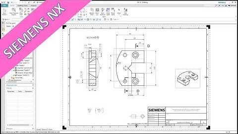 Fuehrungsbacke - Siemens NX 12 Training - Drafting