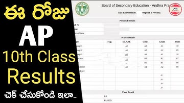 AP 10th class results 2021 | How to check ap ssc results online 2021| AP SSC Results 2021