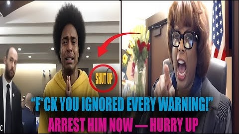 Judge Boyd SHREDS Defendant You Are Ignoring Every Warning