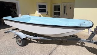 1971 13ft Boston Whaler Restoration Project | part 11 | Installing Trim and Rub Rail