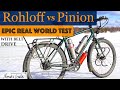 First 1200 km! – Pinion vs Rohloff w/belt – What's the BEST DRIVETRAIN?  – side-by-side test / EPS 1