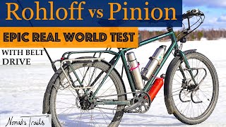 First 1200 km! – Pinion vs Rohloff w/belt – What's the BEST DRIVETRAIN?  – sidebyside test / EPS 1